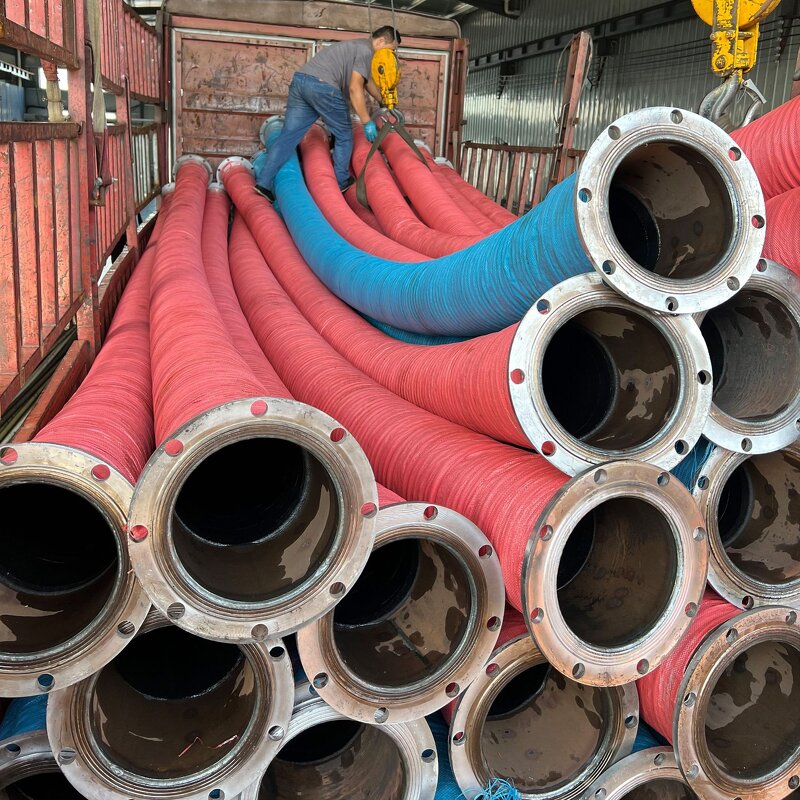 Steel Wire Skeleton Pipe - Customized Large Diameter Flange Type for Dredging