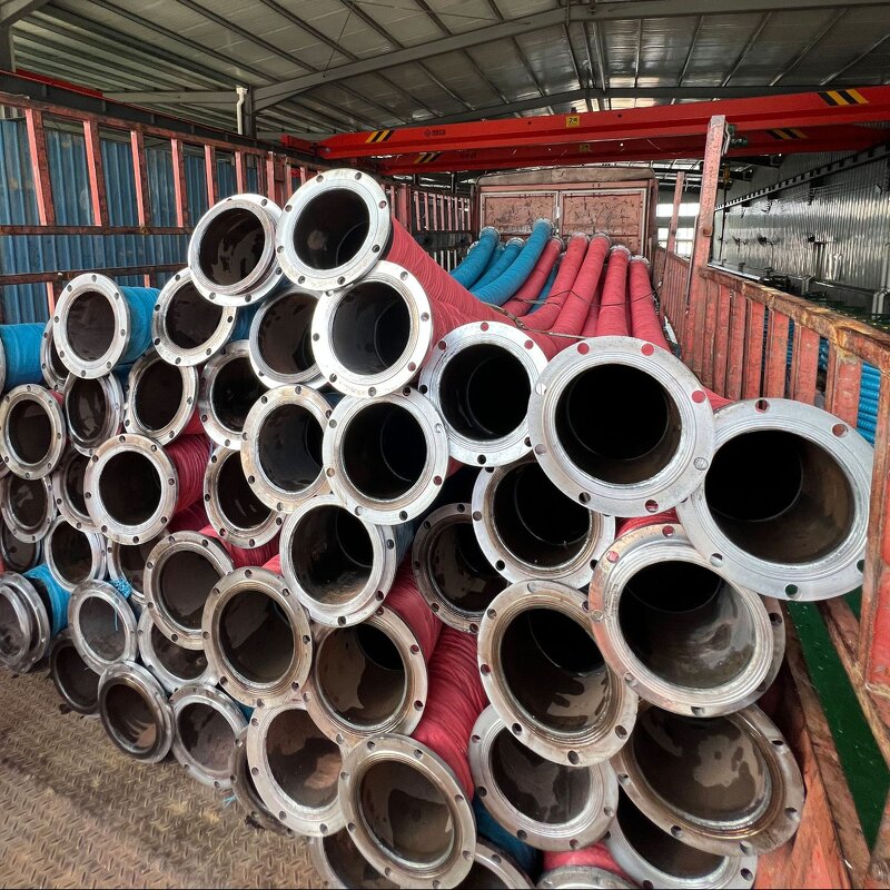 Steel Wire Skeleton Pipe - Customized Large Diameter Flange Type for Dredging
