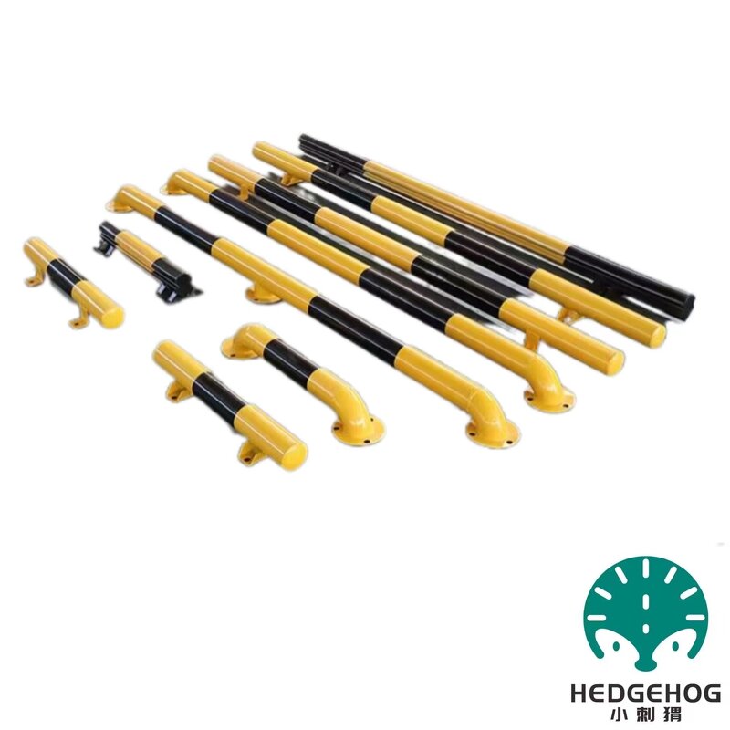 U-Shaped Steel Car Stopper - Anti-Collision Parking Ground Limiter Traffic Barrier