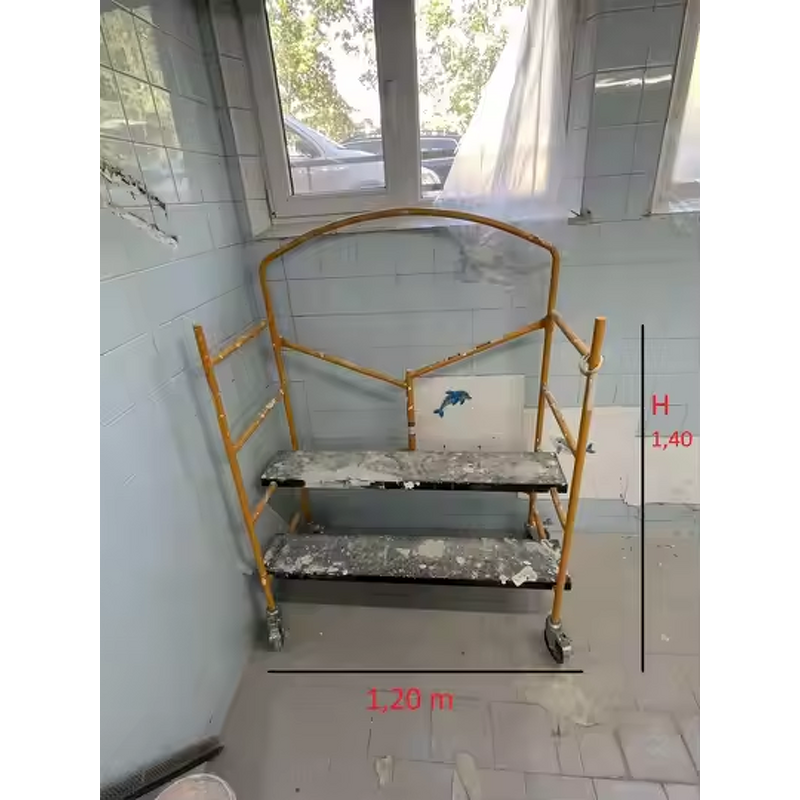 Steel Mobile Inner Door - Q235 Powder Coating Folding with Wheels for Hotel