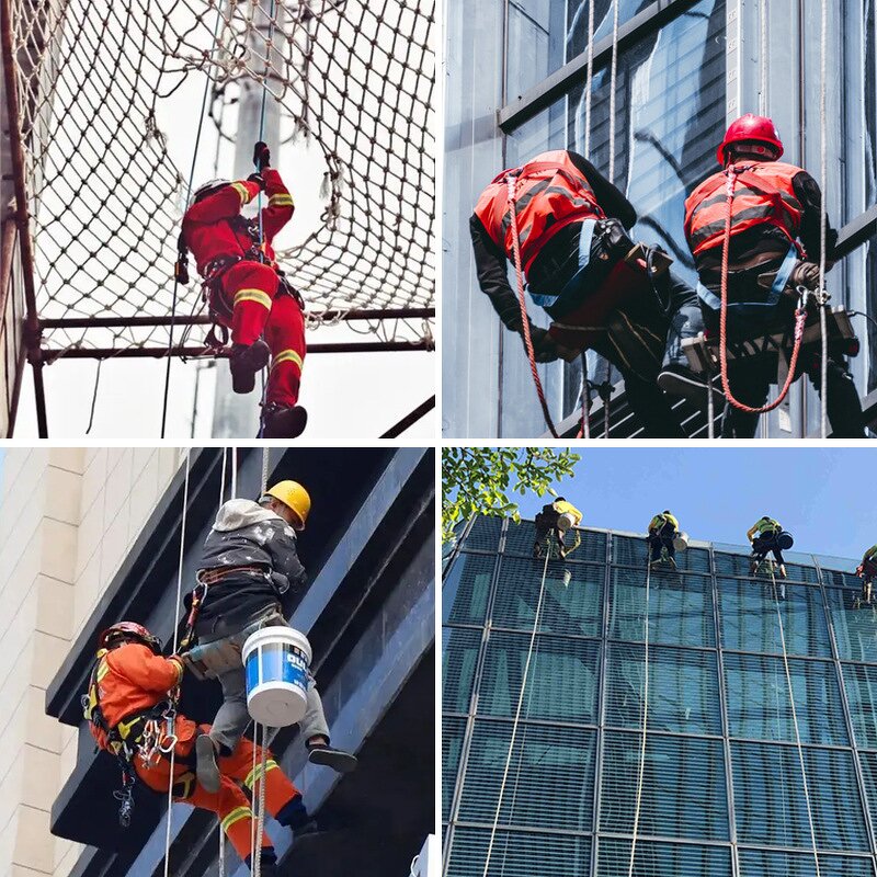 Steel Wire Core Safety Rope - Double Hook for High-Rise Fire Rescue & Anti-Fall