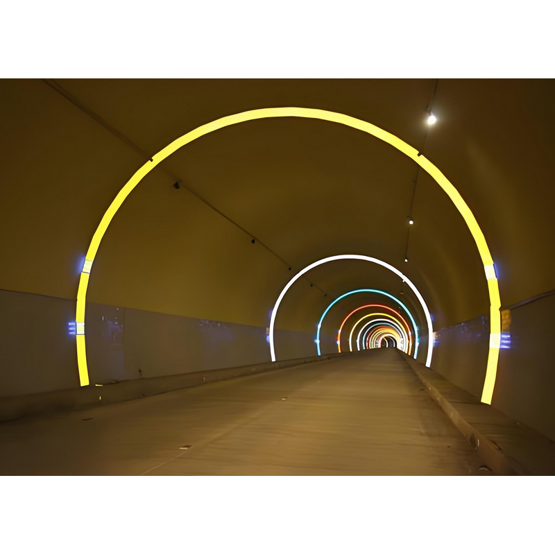 Tunnel Curved Aluminum Plate - High-Speed Coal Mine Roadway Reflective Sign Material Class IV/V