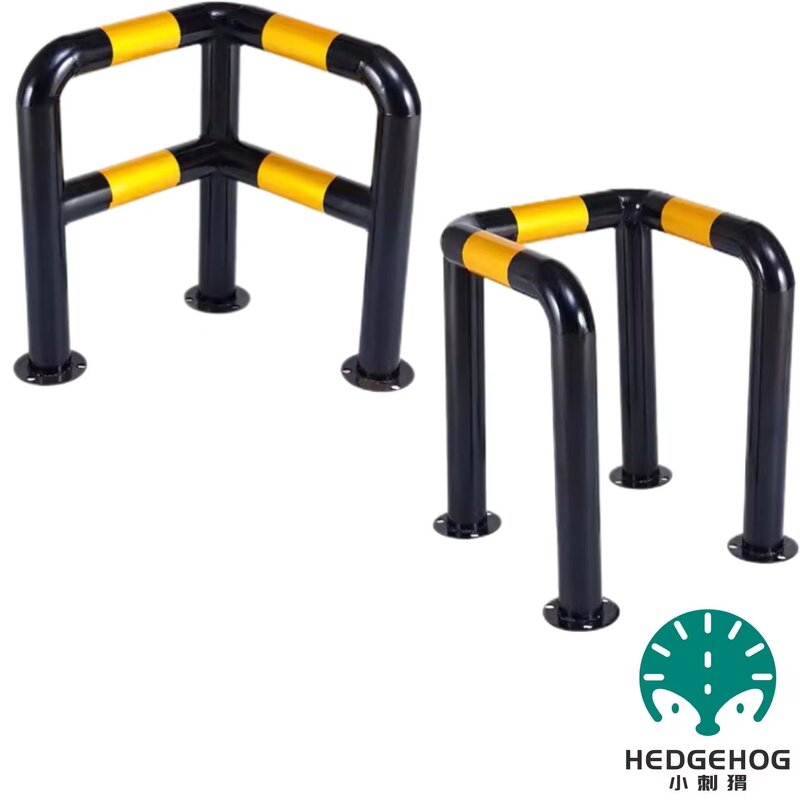 U-Shaped Steel Car Stopper - Anti-Collision Parking Ground Limiter Traffic Barrier