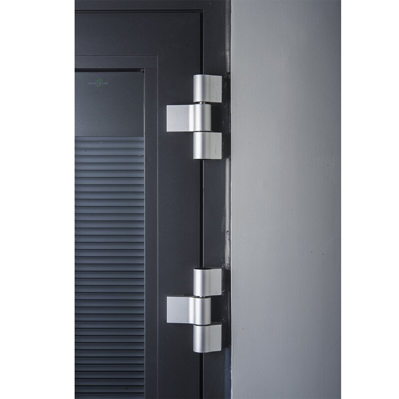 Aluminum Alloy Swing Double Door - with Tempered Glass for Villa and Hotel