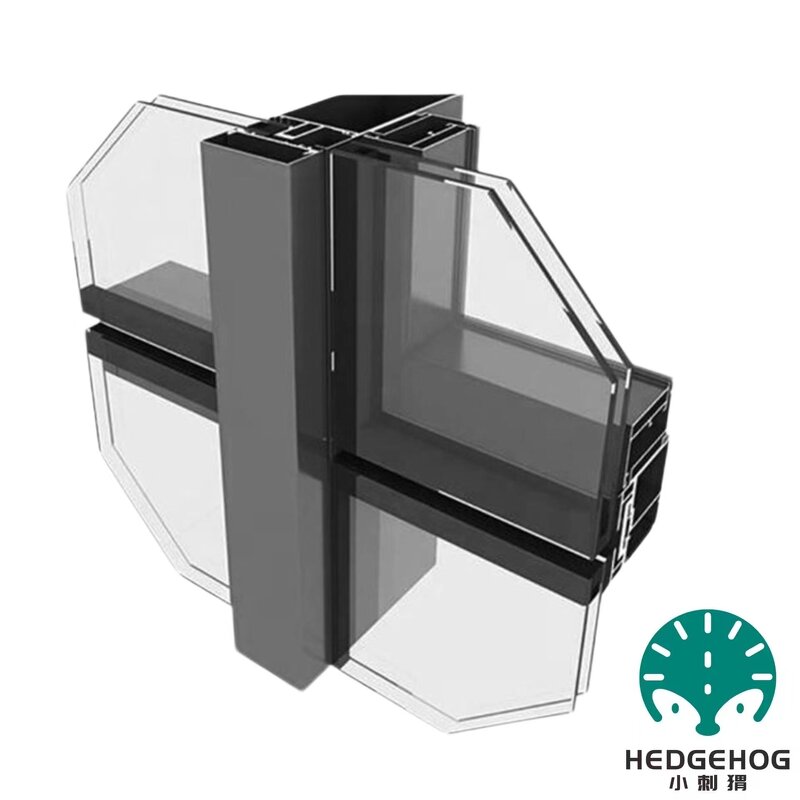 Insulating Glass Curtain Wall - for Hotel Business Building Energy Saving