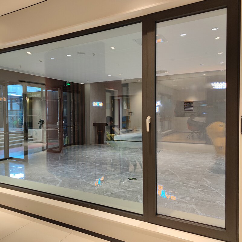 Aluminum Alloy Swing Window - Internal Opening with Tempered Glass & Magnetic Screen
