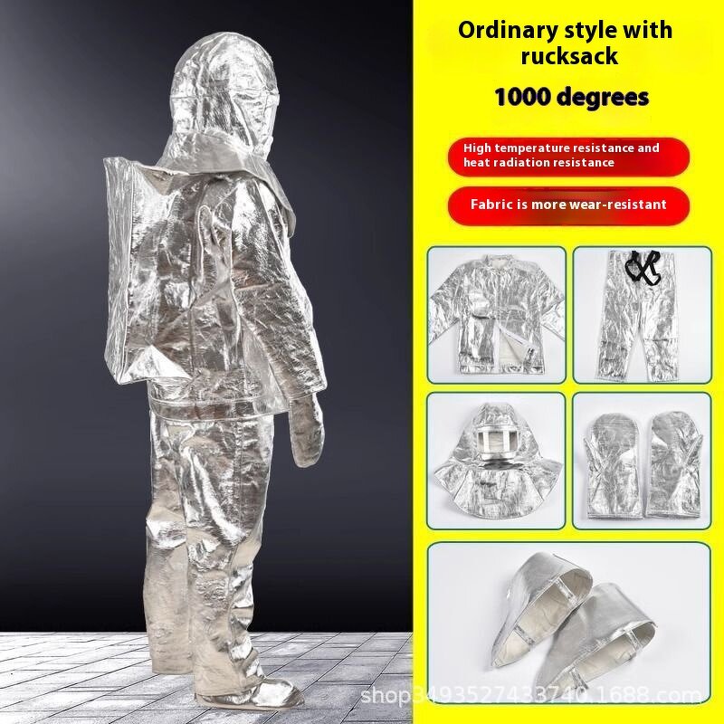 Flame Retardant Safety Clothing - 1000 Degree Aluminum Foil High Temperature Work