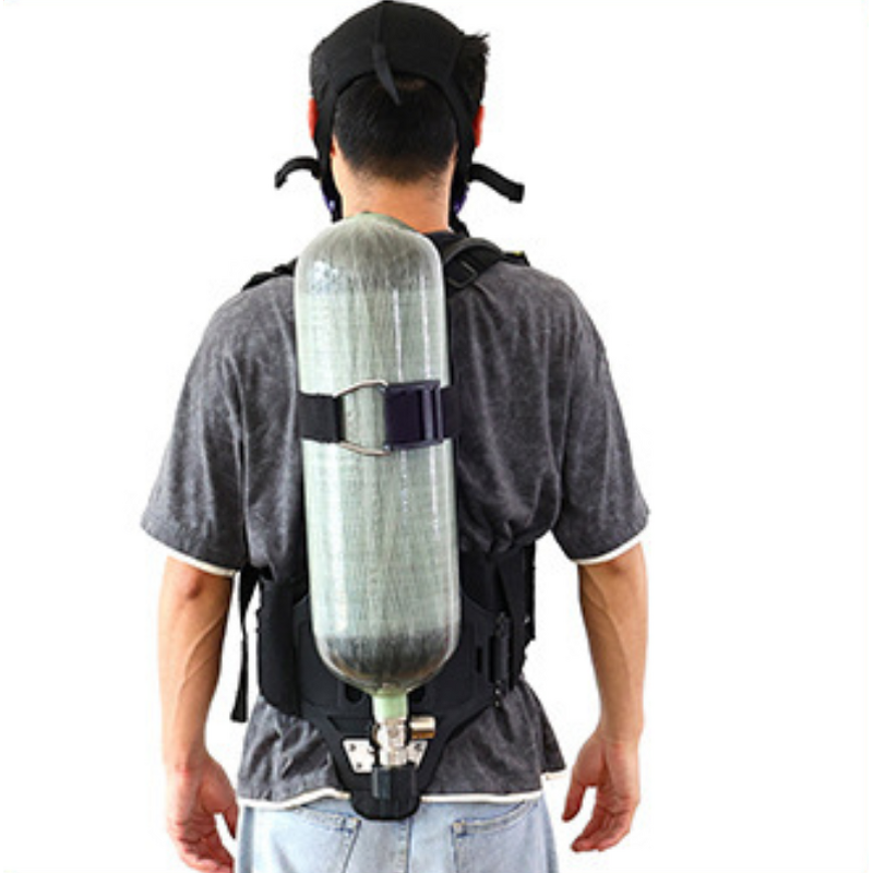 Portable SCBA Respirator - 6.8L Firefighting Self-Rescue Emergency Air Supply
