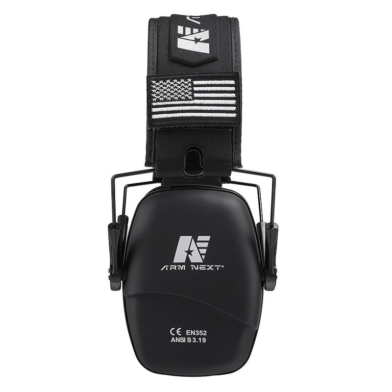 Tactical Hunting Earplugs - V30 Anti-Noise Foldable with US Flag Hearing