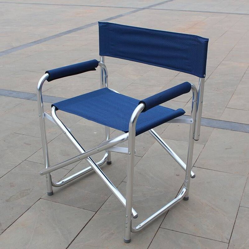 Portable Folding Director Chair - Double Oxford Cloth Outdoor Logo Printing