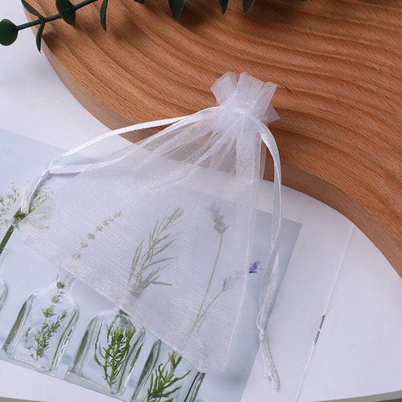 Jewelry Packaging Bags Manufacturer - Organza Mesh Multi Colors for Accessories Gifts Custom Organza Fabric with LOGO