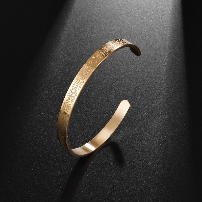 Cuff Bangle Bracelet Manufacturer - 6mm Rose Gold Plated Stainless Steel C Type Opening