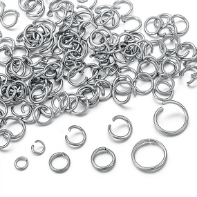 Stainless Steel Jump Rings Manufacturer - 200pcs Connecting Open & Closed in Stock DIY Accessories