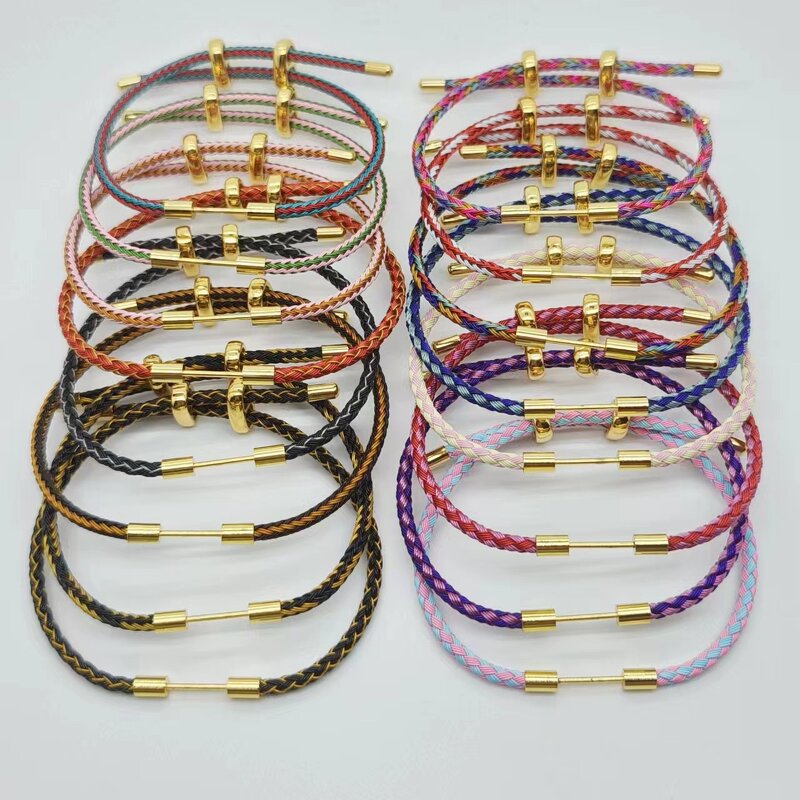 Steel Wire Rope Bracelet Manufacturer - Push-pull Semi-finished Cord Accessories for DIY Jewelry Making