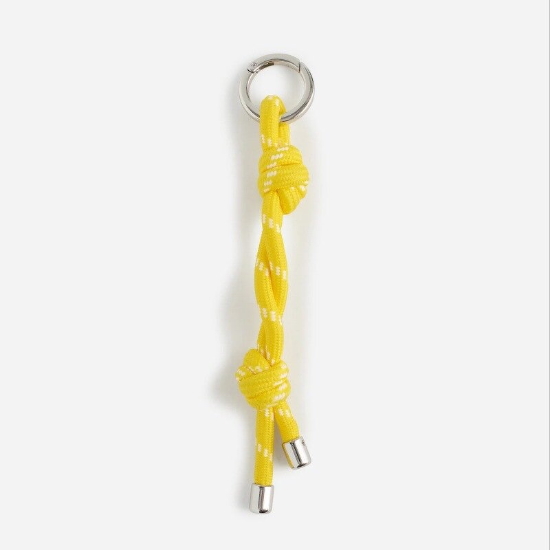 Mobile Phone Lanyard Keychain Manufacturer - Minimalist Knotted Handmade Colorful Braided Anti Loss Bag Charms