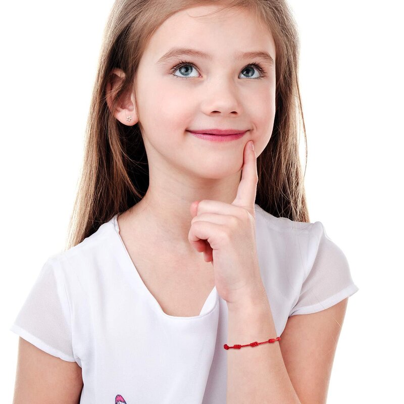 Adjustable Red Braided Bracelet Manufacturer - Seven Knot Hand Woven with Pearl for Prayer & Gift