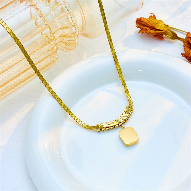 Jewelry Suit Set for Women Manufacturer - Emerald Sugar Zircon Pendant Clavicle Chain Earrings Bracelet Three Piece