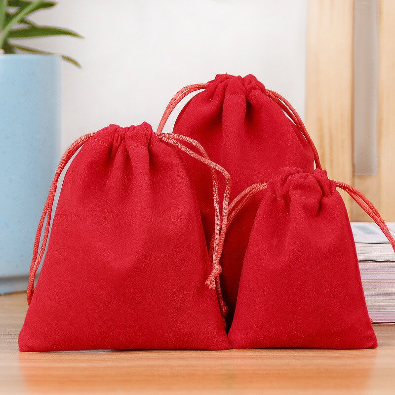 Velvet Drawstring Bag Manufacturer - Customize Printed for Jewelry Packing Pouch Necklace Bracelet Pouch