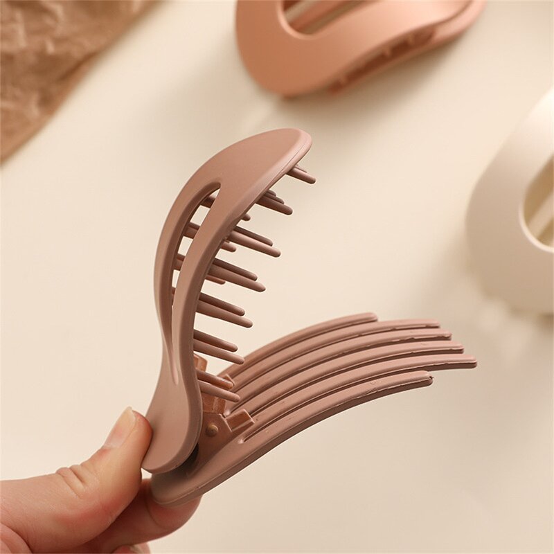 Big Hair Clips for Women Manufacturer - Flat Oval Strong Duckbill Clamps Temperament Hair Accesorios