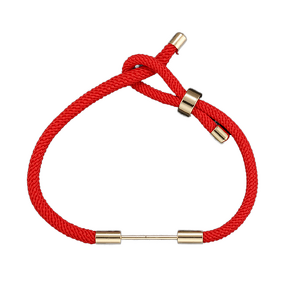 Adjustable Milan Bracelet for Girls Manufacturer - Lucky Red Ropes Braided Charm Half-Finished DIY Accessories