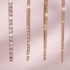 Stainless Steel Choker Necklaces for Women Manufacturer - High Polish Gold Plated Tennis Zircon Shining New Arrival