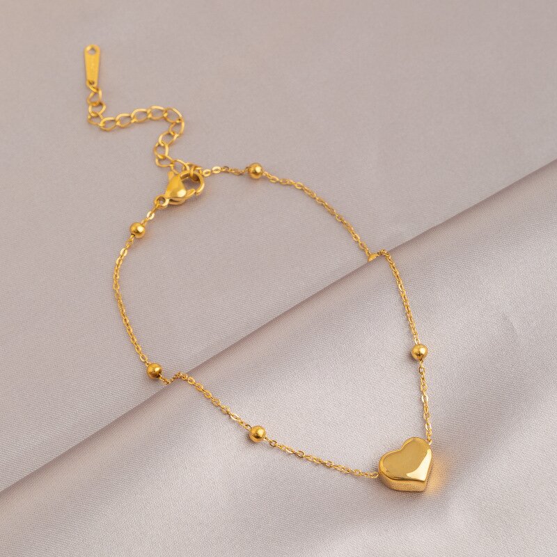 Women's Foot Chain Jewelry Manufacturer - 18K Titanium Steel Non Fading Charm Multi Functional Retro High End