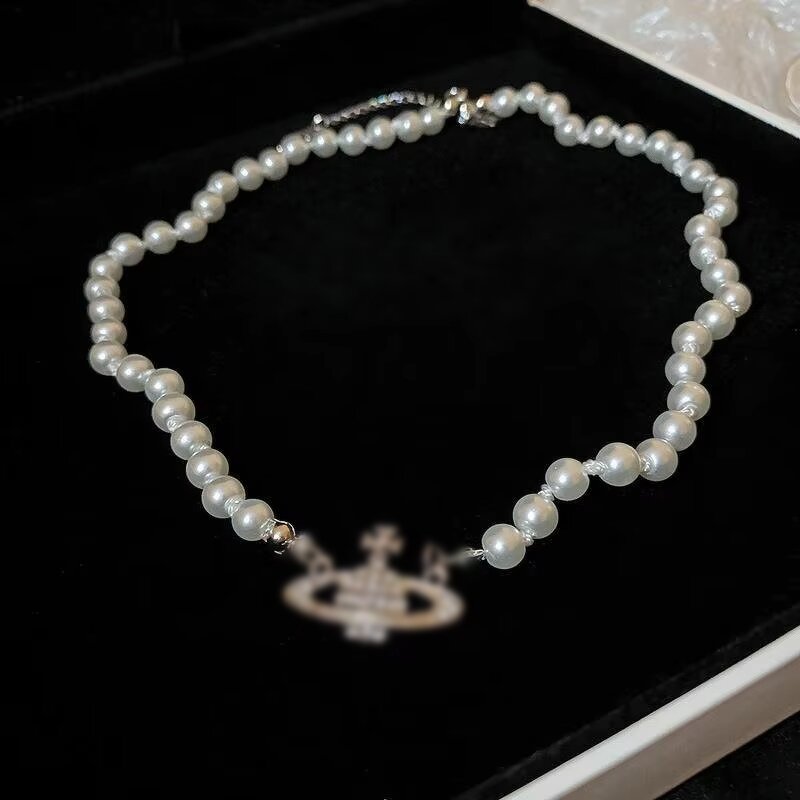 French Retro Pearl Collarbone Chain for Women Manufacturer - Personalized Versatile Fashionable Design