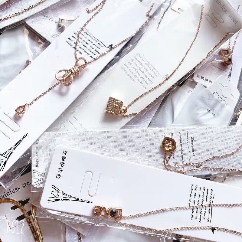 Stainless Steel Necklace Manufacturer - Custom for Women Gift with Silver Titanium Steel