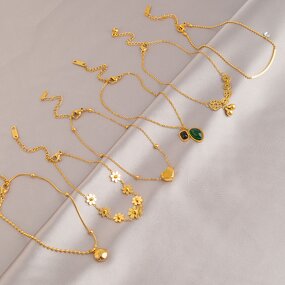 Women's Foot Chain Jewelry Manufacturer - 18K Titanium Steel Non Fading Charm Multi Functional Retro High End