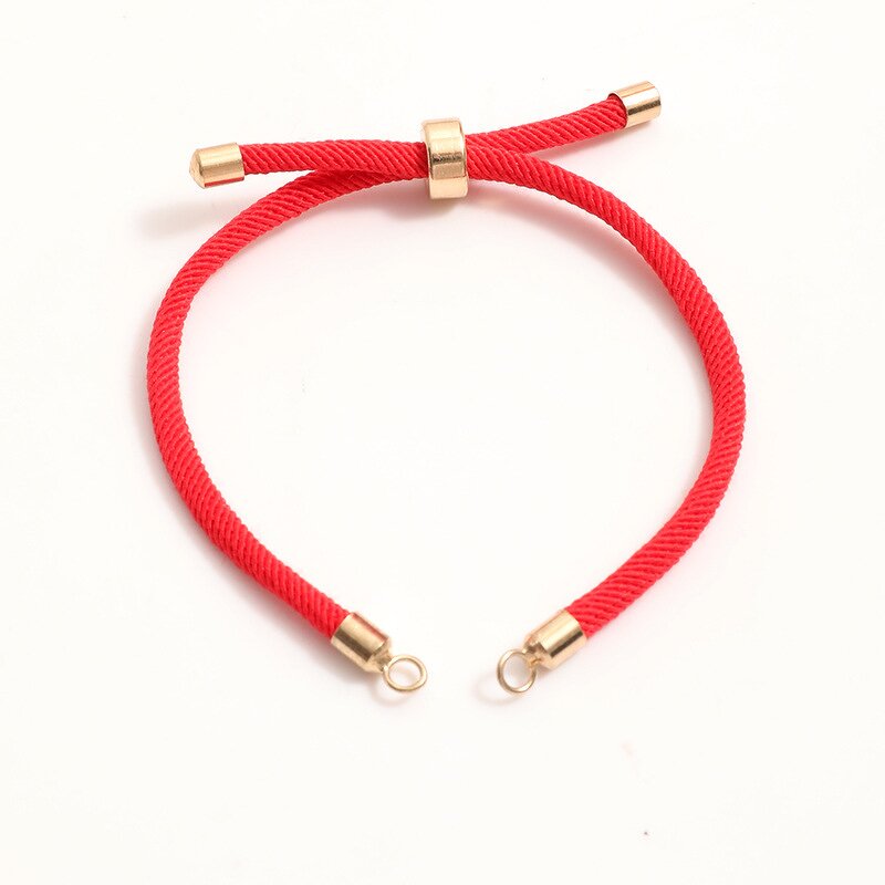Adjustable Slider Bracelet Accessories Manufacturer - Milan Silk Cord Hand Ropes Half-Finished for Customizable Bangles