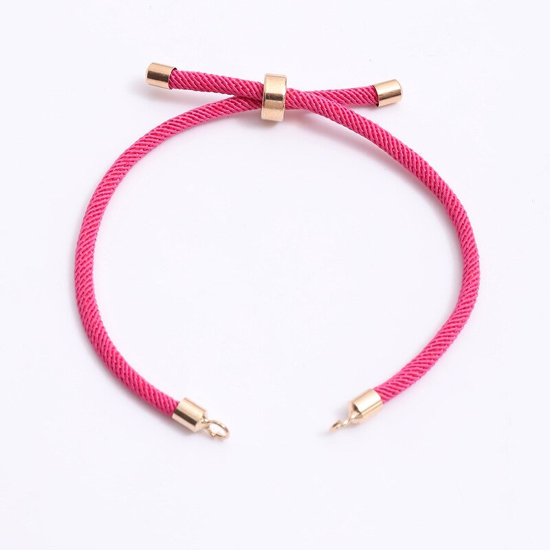 Adjustable Slider Bracelet Accessories Manufacturer - Milan Silk Cord Hand Ropes Half-Finished for Customizable Bangles