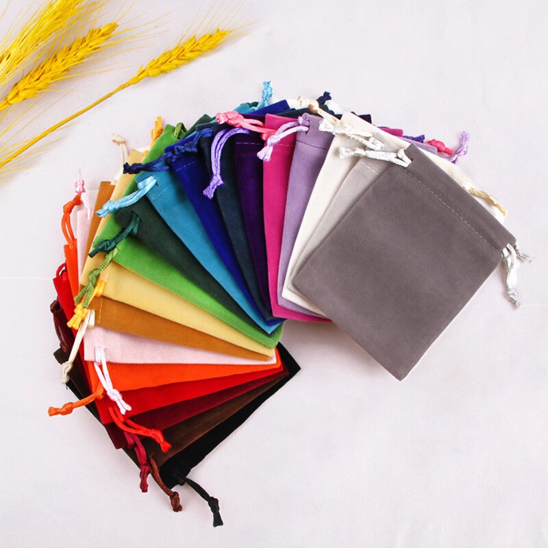 Velvet Drawstring Bag Manufacturer - Customize Printed for Jewelry Packing Pouch Necklace Bracelet Pouch