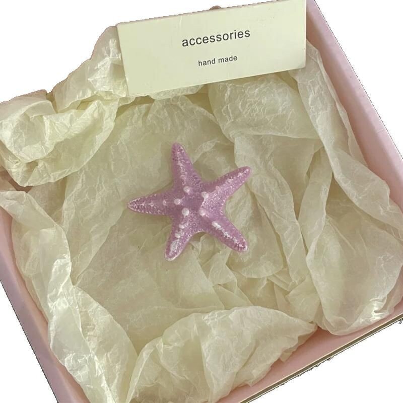 Summer Hair Clips Manufacturer - Ocean Colorful Starfish Customized 3D Starfish Hair Accessory Wholesale