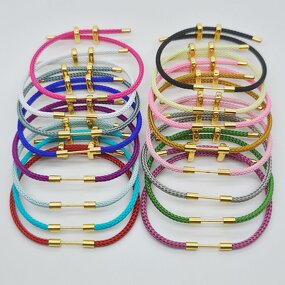 Steel Wire Rope Bracelet Manufacturer - Push-pull Semi-finished Cord Accessories for DIY Jewelry Making