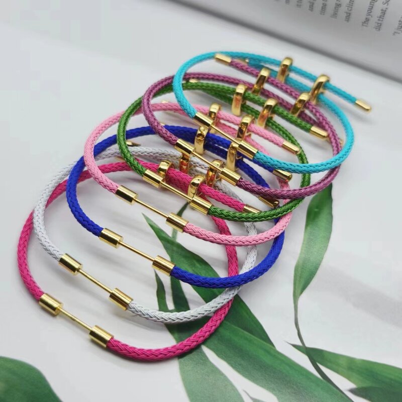 Steel Wire Rope Bracelet Manufacturer - Push-pull Semi-finished Cord Accessories for DIY Jewelry Making
