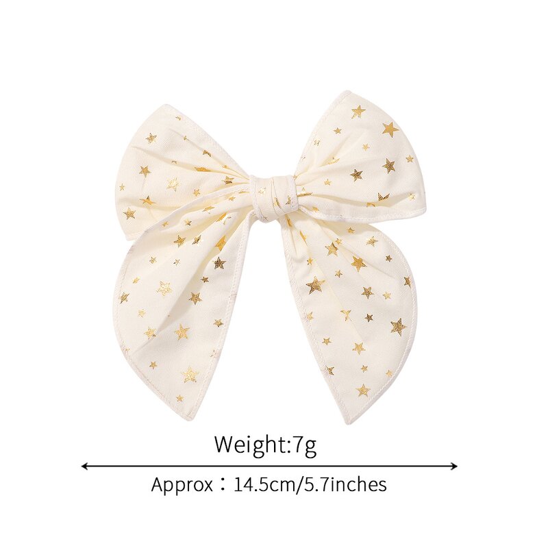 Hair Barrettes for Children Manufacturer - Christmas Gifts Satin Bows Large Bowknot Hairpins Long Hair Clips