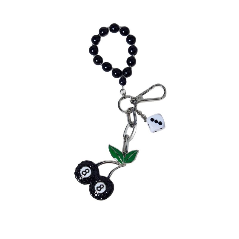 Creative Keychain Manufacturer - Star Billiards Black 8 Lucky Dice Pendant Bag Charms Hangings