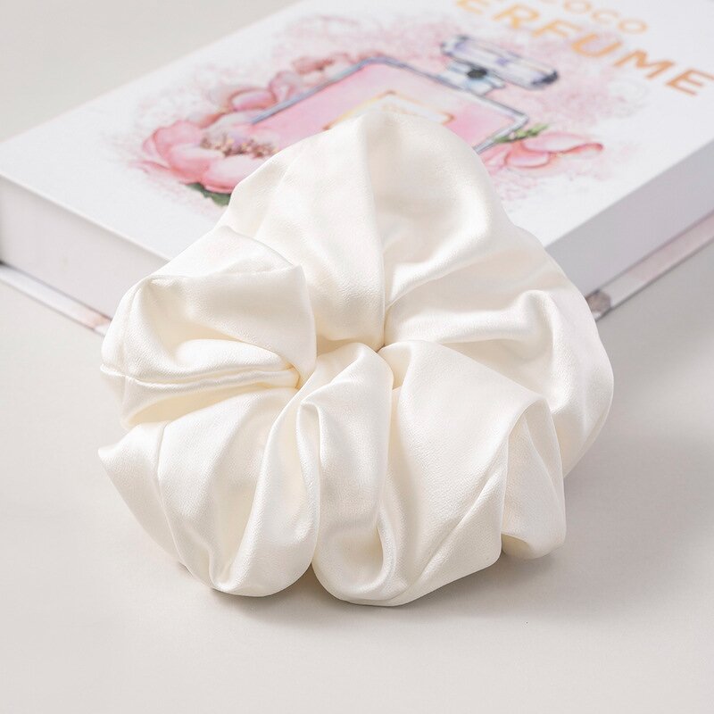 Silk Hair Hoop Ties Manufacturer - 100% Pure Natural 30 Momme Mulberry Silk Tied Ponytail Hair Ropes Wholesale