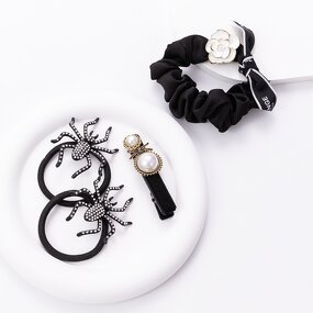 Headband Hair Loop for Women Manufacturer - High-end Mountain Tea Flower Rope Rubber Band Tying Bow Accessory