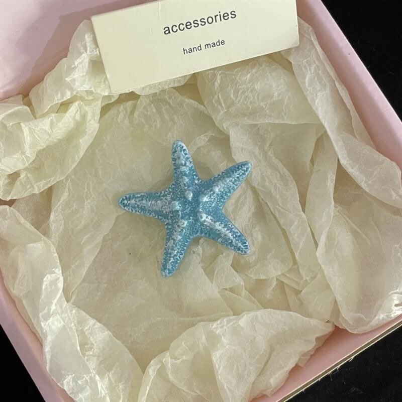 Summer Hair Clips Manufacturer - Ocean Colorful Starfish Customized 3D Starfish Hair Accessory Wholesale