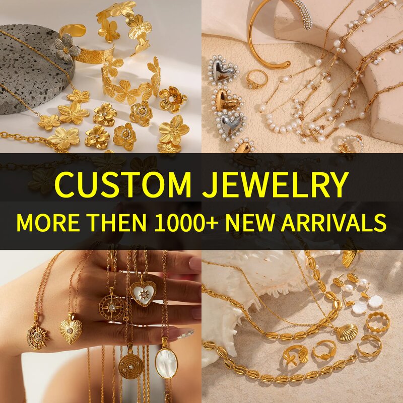 Stainless Steel Jewelry Manufacturer - OEM Custom Design for Necklace Earrings Bracelet & Waterproof Gold Plated