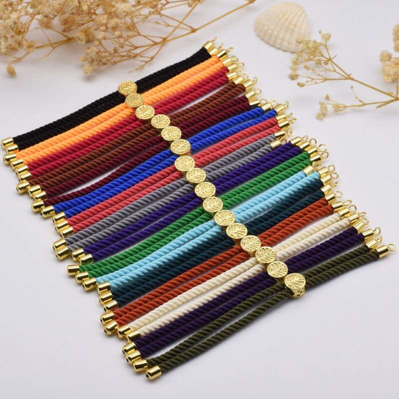 DIY Bracelet Accessories Manufacturer - 18K Gold Clasp Semi-Finished 3MM Milan Ropes Push-Pull Hand Strings
