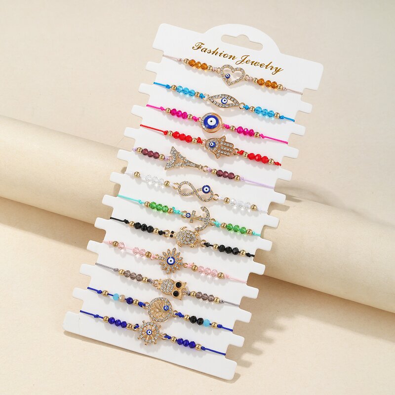 Beaded Bracelet Jewelry Manufacturer - Colorful Adjustable Braided Rope Handmade Cotton Cord