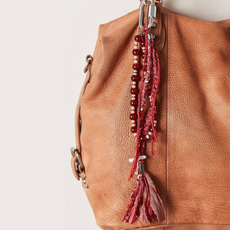 Keychain Manufacturer - Colorful Braided Lanyard Bread Rope Chains DIY Bag Pendant Creative Popular Gift