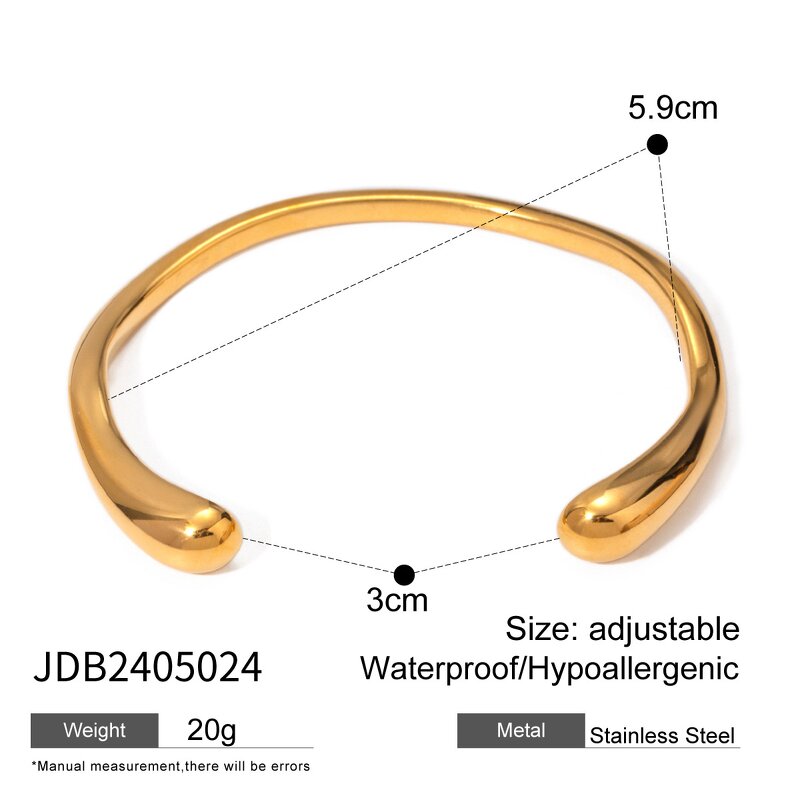 Stainless Steel Bangle Set for Women Manufacturer - 18K PVD Gold Plated Tarnish Free Trendy High Quality