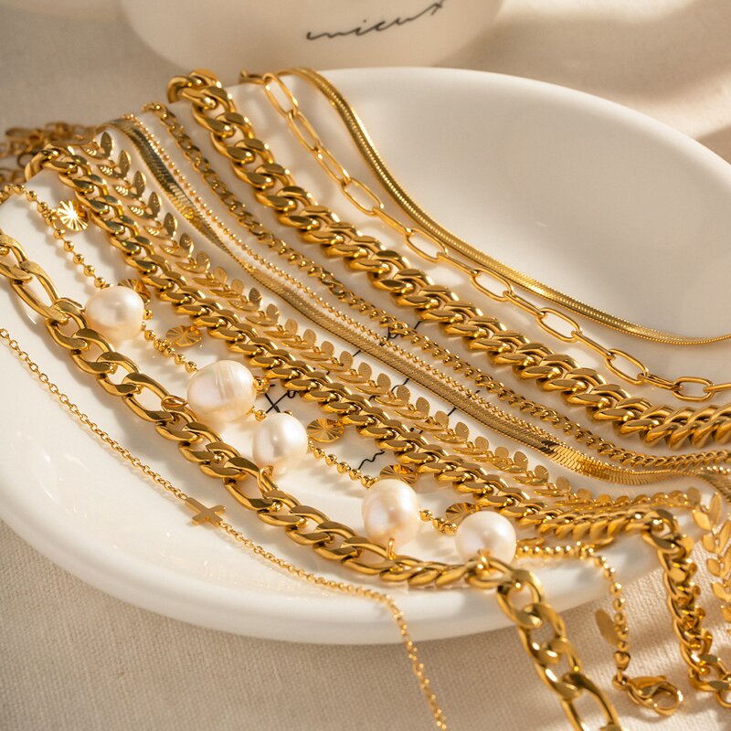 Female Anklets Manufacturer - 18k Gold Plated Stainless Steel Barefoot Crochet Sandals Foot Leg Chain Fine