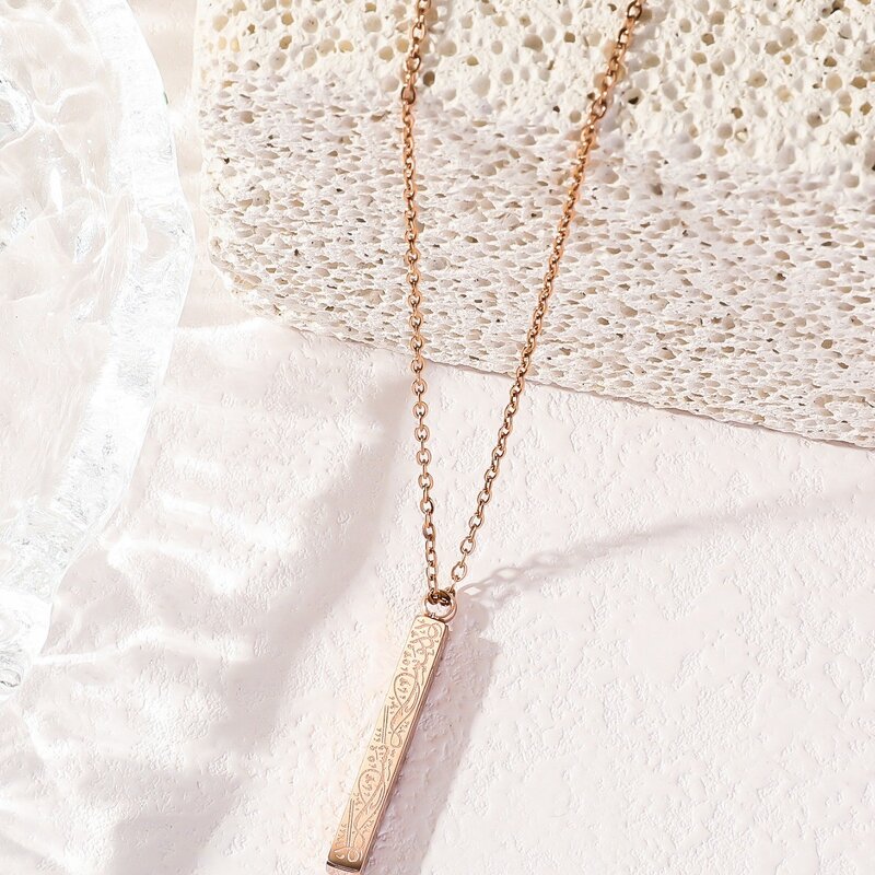 Stainless Steel Necklace Manufacturer - Custom Engraved Allah with Quranic Arabic Inscription for Party