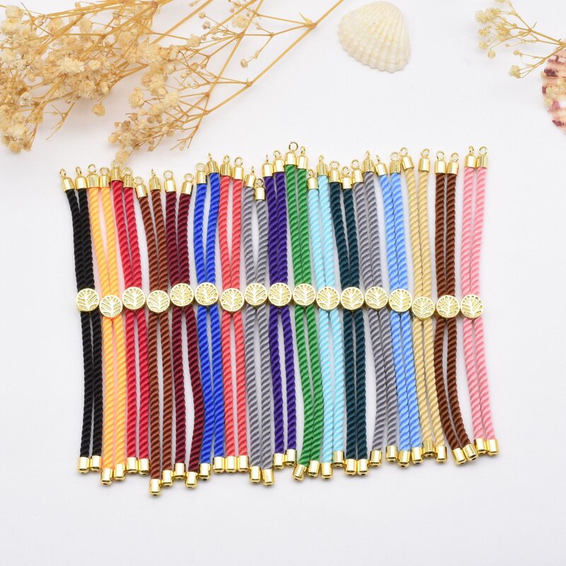 DIY Bracelet Accessories Manufacturer - 18K Gold Clasp Semi-Finished 3MM Milan Ropes Push-Pull Hand Strings