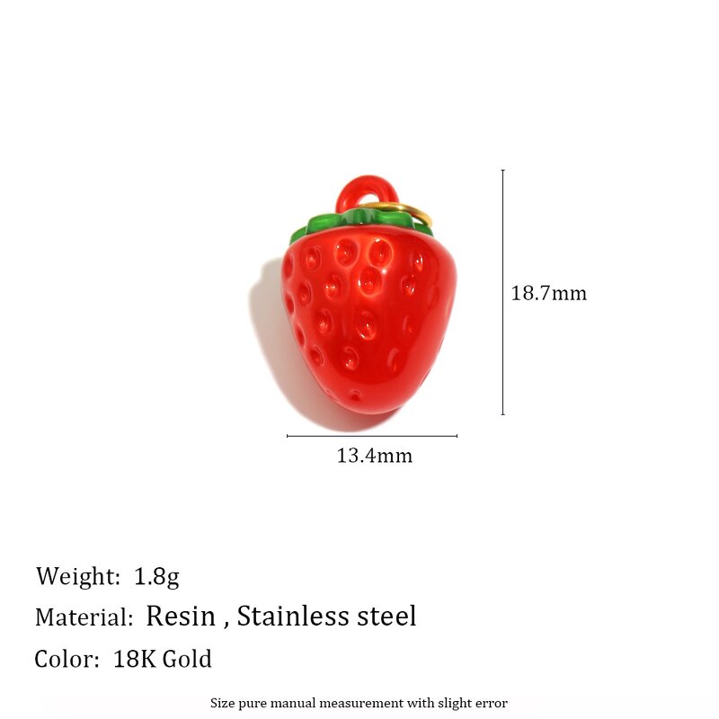 DIY Charms for Jewelry Manufacturer - Stainless Steel Cute Acrylic Resin Colorful Pendants & Marking Accessories