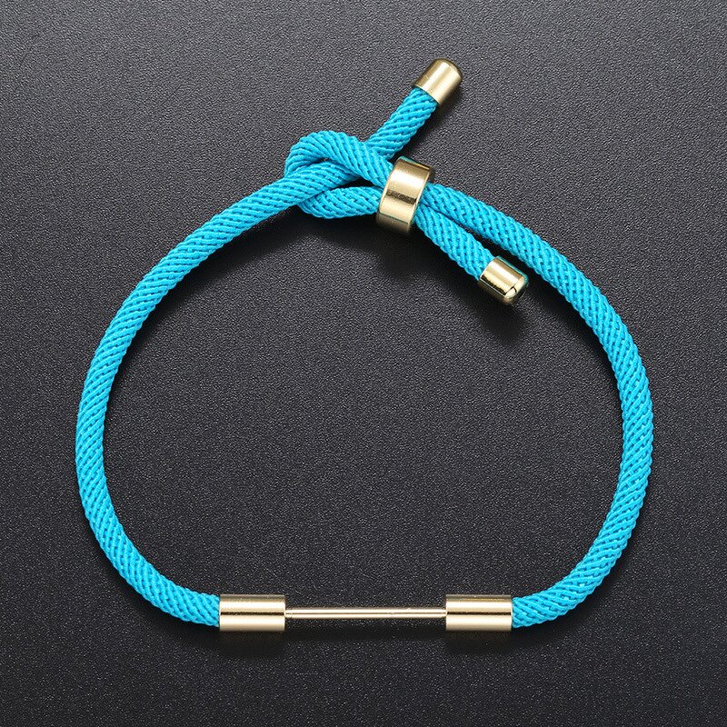 Adjustable Milan Bracelet for Girls Manufacturer - Lucky Red Ropes Braided Charm Half-Finished DIY Accessories